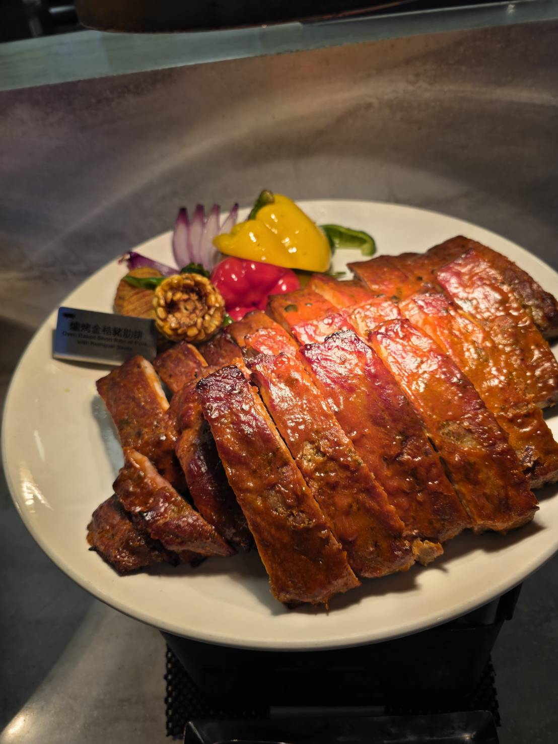燒烤熟成路易士厚切豬肋排